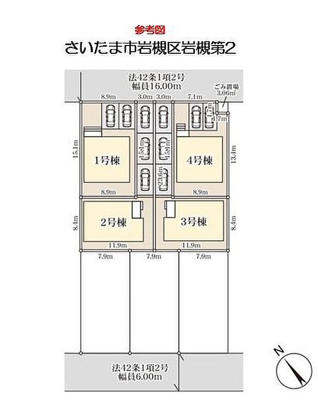 【全体区画図】閑静な住宅街は、小学校徒歩8分の安心環境に商業施設や公園が充実♪
ぜひ一度ご覧下さい！