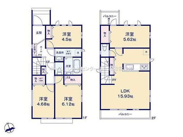 【4LDK】☆2階にリビングを設置☆
大型のLDKは2面採光で光と風を取り入れられ、バルコニーに面しているので解放的な空間となります。2階で視線も気になりません♪