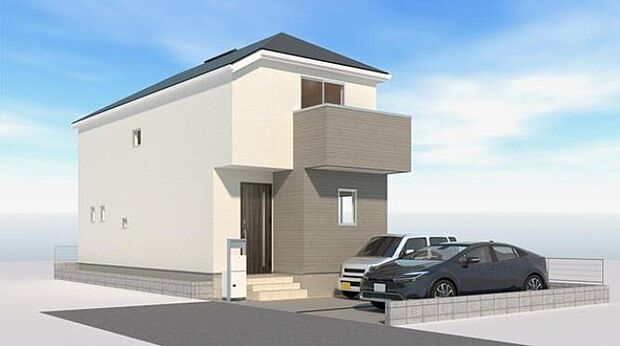 【完成予想図(外観)】☆完成予想図(5号棟）☆
当日のご見学予約も承ります。同じものは２つとない「夢のマイホーム」との出会いが待っているかもしれません！