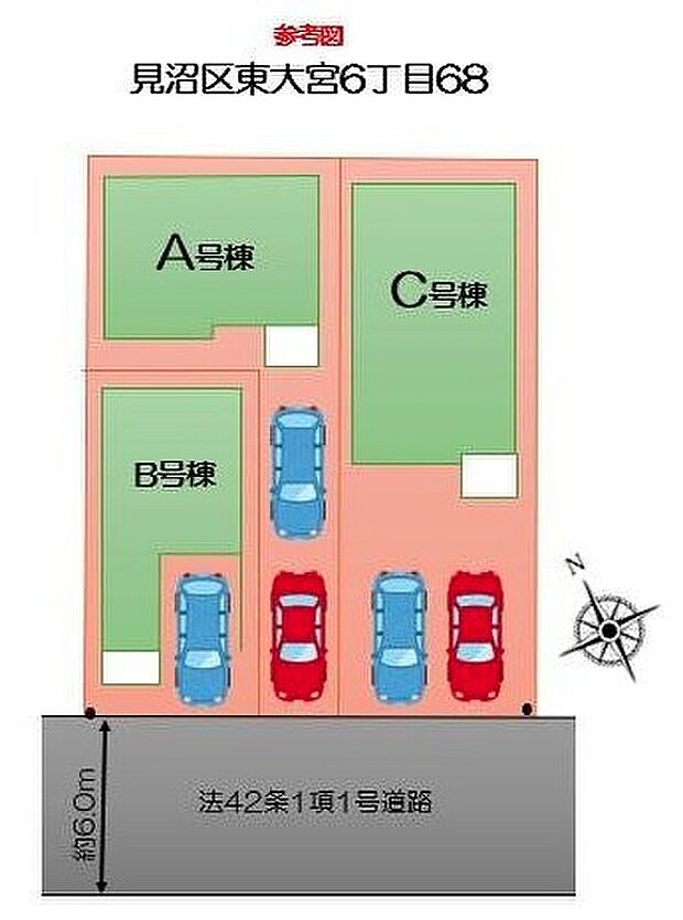 【全体区画図】閑静な住宅街は、小学校徒歩5分の安心環境に商業施設が充実♪
ぜひ一度ご覧下さい！