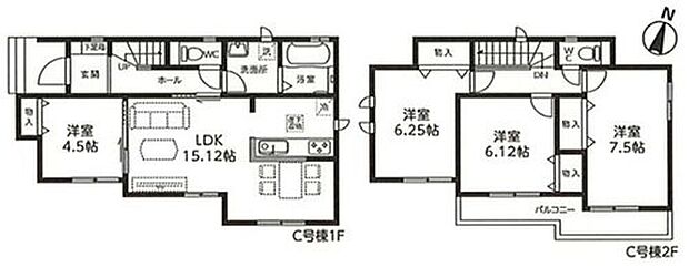 【4LDK】☆全室南向き☆
全ての居室が南向きになっており光と風を取り入れられます♪
主寝室は、7.5帖ありバルコニーに面して解放感がありますね!
