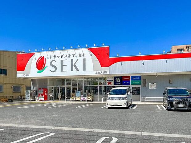 ドラッグストアセキ足立入谷店(約1,100m)