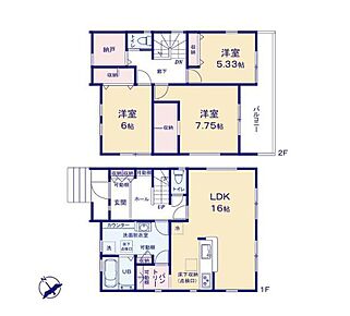 まとめ買いしても置き場所の心配いらずのパントリーを採用♪
家族が多いとすぐなくなってしまう水や食材をまとめ買いしても置き場所に困らないのはうれしいですね♪ 