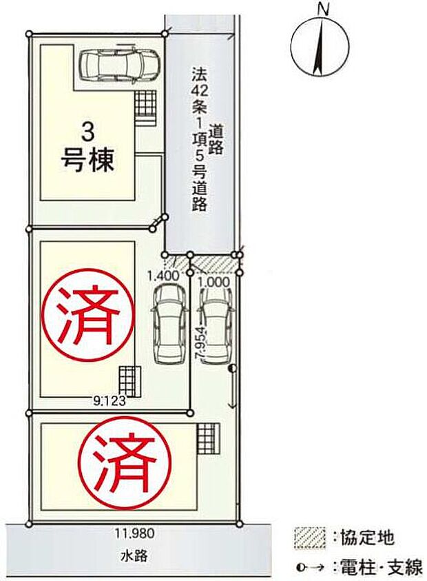 【全体区画図】「与野本町」「北浦和」駅までバスが使えて、埼京線と京浜東北線の2路線が使える便利なエリア☆駐車場付で車通勤やお買物もラクラクです♪是非ご覧ください♪