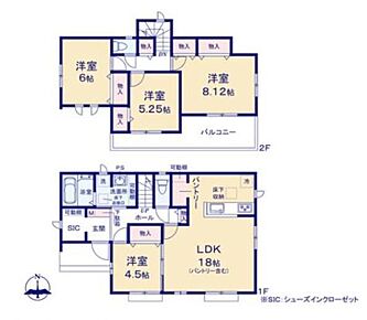 ☆LDKに隣接して居室を設置☆
LDKに隣接して4.5帖の洋室の居室を設置。開放すると約22.5帖の大空間です！お子様の遊び場や来客にも便利♪キッチンにはパントリーを設置！お水や、調味料などストックできますね！ 