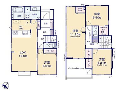 リビング続きの洋室は来客時やお子様の遊び場やお昼寝場所にも便利です☆
開放すれば21帖の広々LDKに！ご家族でゆったりお過ごしいただけます♪ 
