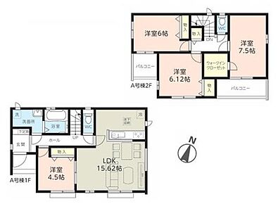 LDKに隣接して4.5帖の居室を設置しました！開放すると約19帖の大空間です！お子様の遊び場や来客にも便利です♪
対面式キッチンですので、お食事の準備をしながらご家族との会話を楽しめます☆ 