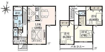 ☆リネン庫を設置☆
タオル類や着替えなどを収納しておけば、お風呂上りもスムーズに着替えることができます！
ゆとりある20帖LDKは家族で過ごす空間にピッタリ☆ 