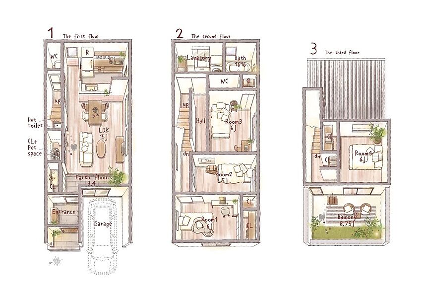 【ondo+one 鶴見・緑3丁目モデルハウス】3階建て×4LDKの住まい。2024年5月末完成予定です！