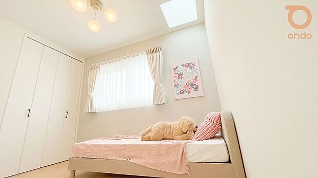 【【ondo建物プラン例/洋室】】収納もしっかり確保されており、お部屋をすっきりと保てます。