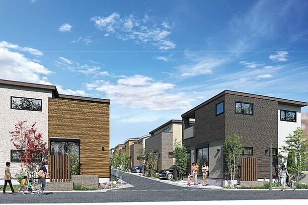 ナチュラルな風景を描き出すモダンな街並デザイン