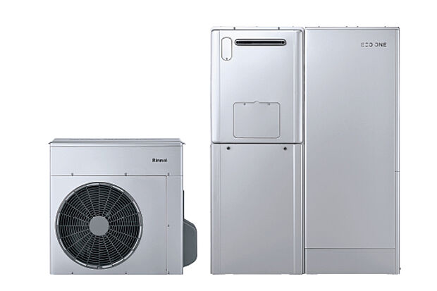 【【エコワン70L】】省エネ性能に優れた給湯器、エコワン70Lタイプを採用。ガスと電気の両方を燃料に使い、環境にもやさしいエコで快適な暮らしを実現するハイブリッド給湯・暖房システムです。