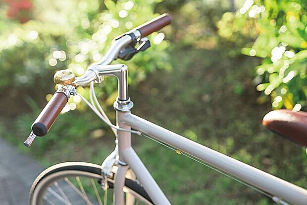 【サイクルスペース】自転車を快適に使える街設計で、日常の移動やお出かけがより身近で軽やかに。暮らしの導線を意識した配置で、住まいと街が自然につながります。