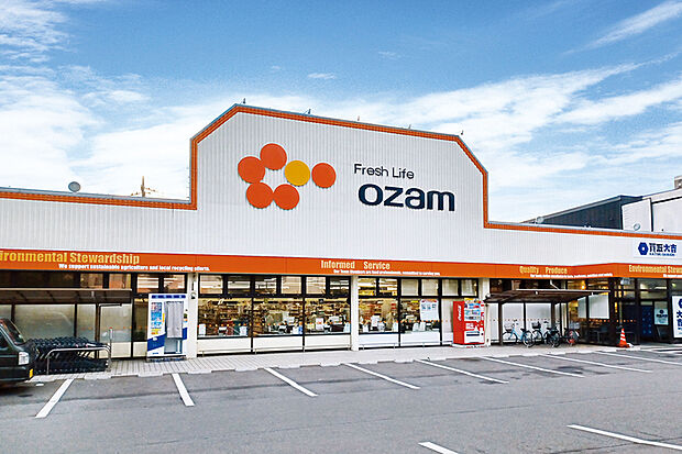 スーパーオザム けやき台店（現地より徒歩9分）