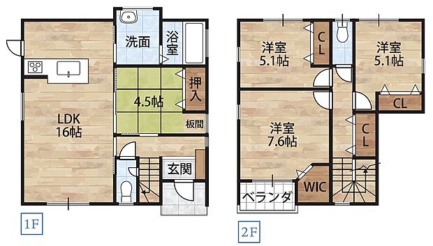 【8号地間取り図】