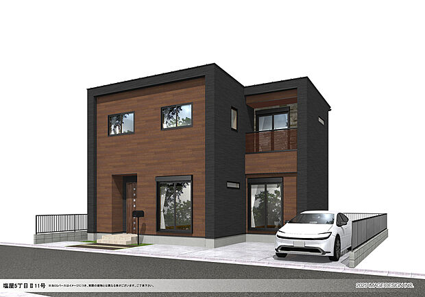 【11号地外観完成予想図】