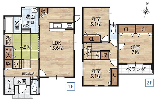 【間取り図】