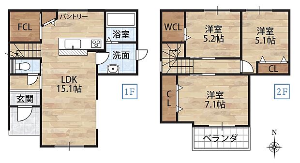【間取り図】