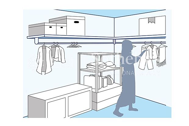 ■WIC■収納量豊富なWICを設置しました。
