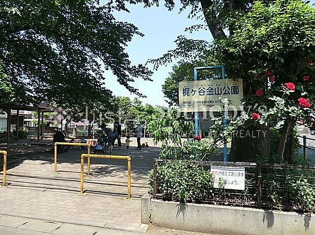梶ヶ谷金山公園(約550m)