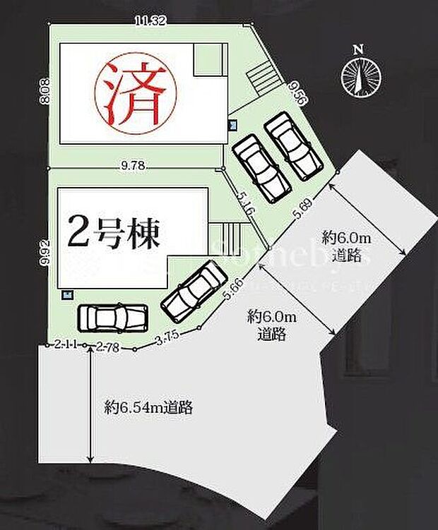 【全体区画図】※図面と異なる場合は現況を優先。