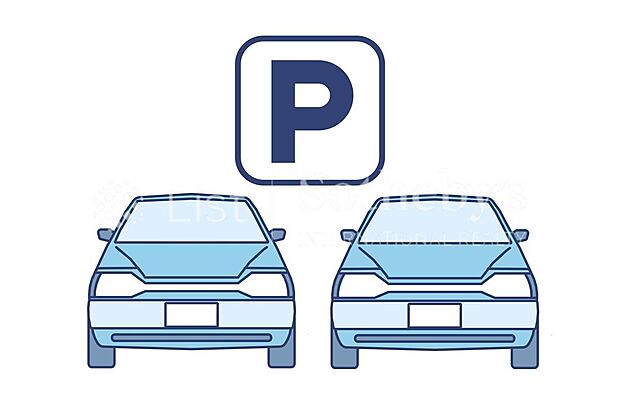 【その他】■カースペース■(2号棟)ご夫婦で1台ずつ車を所持している場合や、車での来客が多い場合は、2台分の駐車場があると便利ですね!