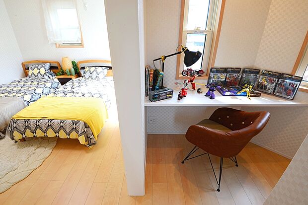 【主寝室×ワークスペース】※当社施工例