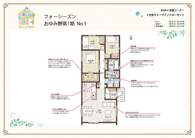 ララフィールおゆみ野南1期No1