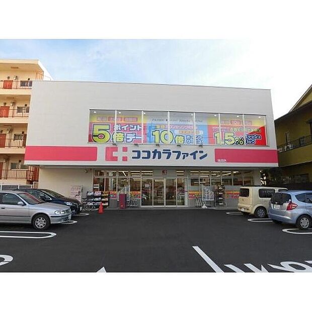 ココカラファイン猫洞店（約600m）