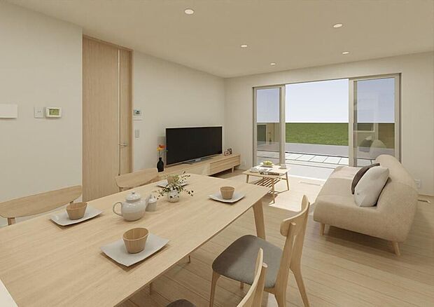 【建物プラン例(パース・内観)】建物プラン例(1号地)建物価格2479.4万円、建物面積92.37m2