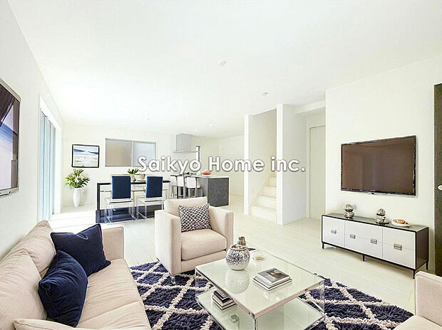 リビング※家具等はCG加工しております