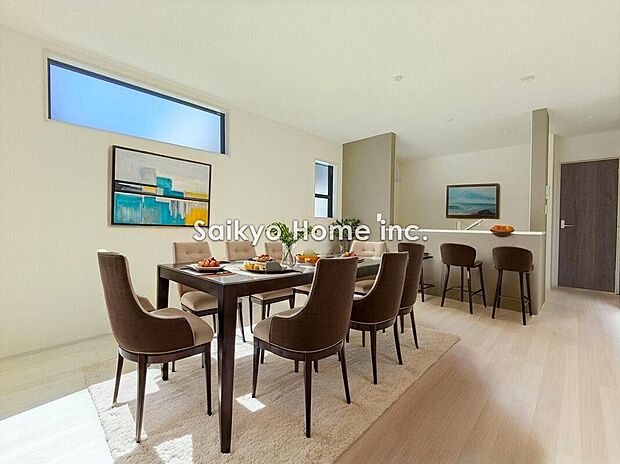 リビング※家具等はCG加工しております