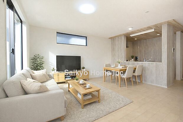 リビング※家具等はCG加工しております。