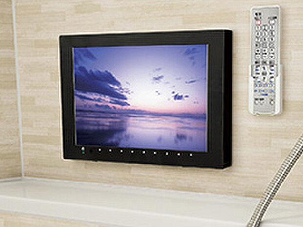 【【浴室テレビ】】浴室にはテレビ完備。ゆったりとお風呂に入りながら楽しめます!長湯をついついしちゃいそう。