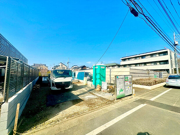 【現地写真】敷地40.5坪!並列2台駐車可能です!