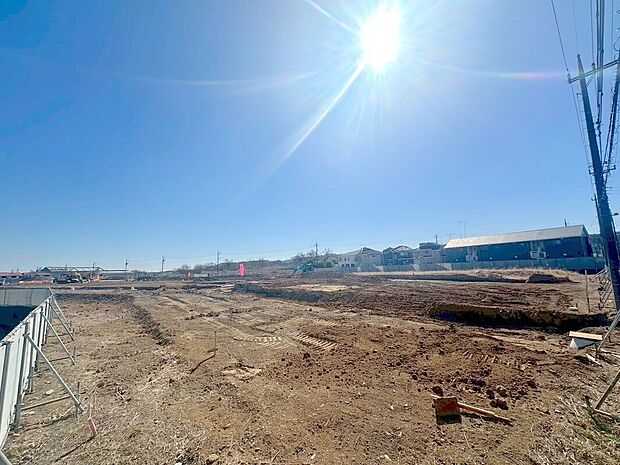 【現地写真】全118区画の建築条件付き売地！