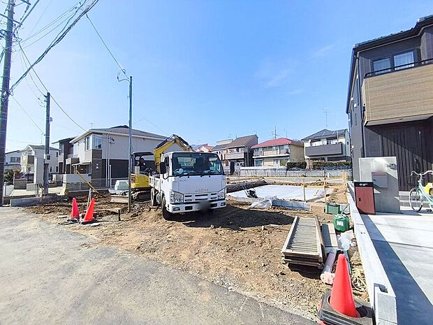 【現地写真】建物の基礎・構造といった目には見えにくい部分もしっかりこだわったお家です。安心して永くお住まいいただけます。