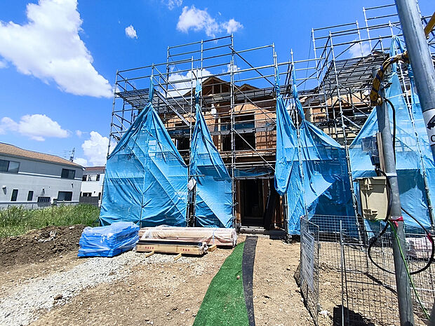【現地写真】建物の基礎・構造といった目には見えにくい部分もしっかりこだわったお家です。安心して永くお住まいいただけます。