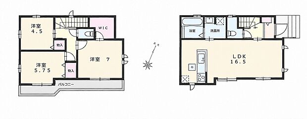【B号棟参考プラン】建物面積102.75m2 建物価格1,292万円