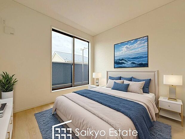 洋室（1号棟）※家具類はCG加工しています。
