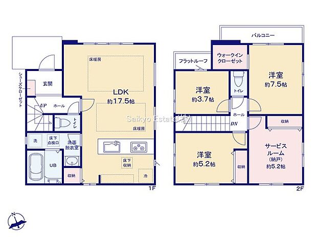 間取り図（2号棟）