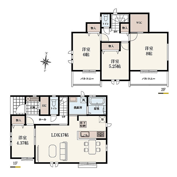 間取り図(B号棟)