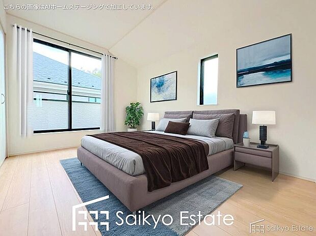 寝室※家具類はCG加工しています。

