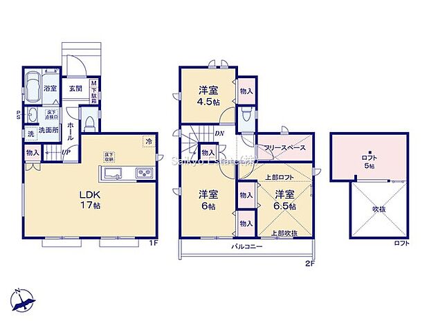 間取り図（A号棟）
