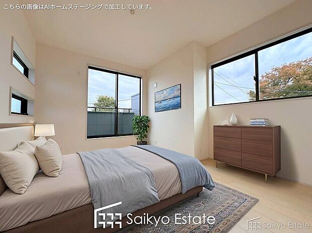 寝室※家具類はCG加工しています。

