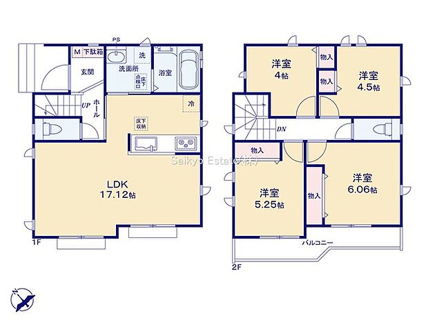 間取り図（A号棟）
