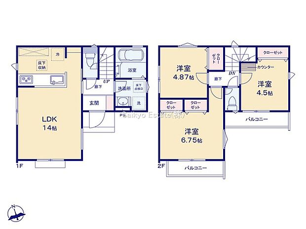 間取り図(1号棟)