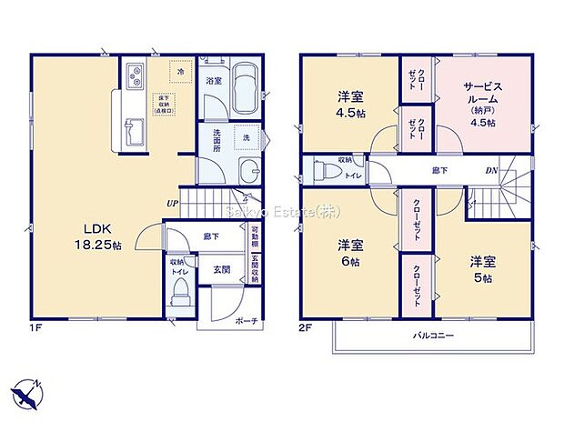 【3SLDK】敷地面積には敷地延長部分約35.53ｍ2　その内協定地面積約8.89ｍ2を含む