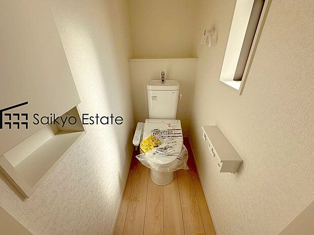 【【ウォシュレット付トイレ】】快適な温水洗浄便座付。いつも使うトイレだからこそ、こだわりたいポイントですね。