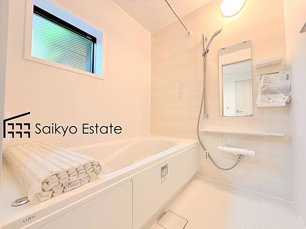 【浴室（施工例）】一日の疲れを癒してくれるバスルーム♪雨の日のお洗濯にも大活躍な浴室暖房乾燥機付きです！